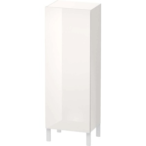 Duravit L-Cube - Шкаф с височина 132x50x36 см, ляв, лъскаво бял LC1179L2222 (LC1179L2222)