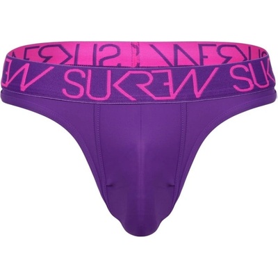 Sukrew Classic Pánske tangá Thong Tyrian Purple fialové pánske tangá