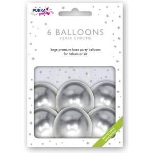 PUKKA PAD Балон, 30 см, pukka pad, сребърен металик pty020 (pty020)