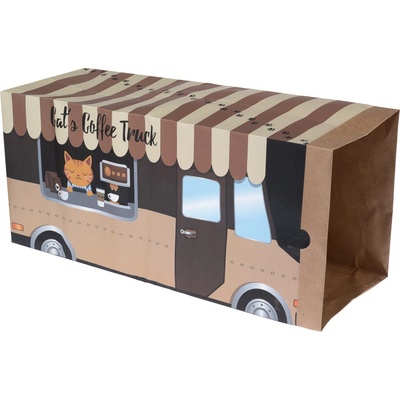 Tiaki Coffee Truck papierový tunel 60 x 22 x 27 cm
