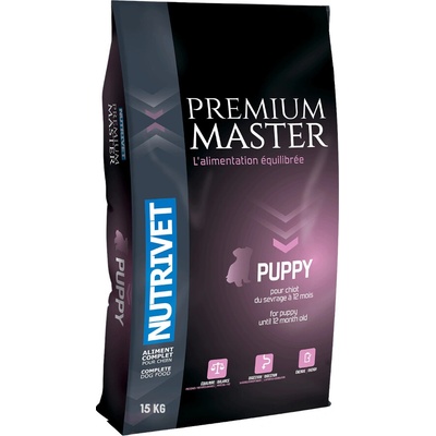 Nutrivet Premium Master Puppy s kuřecím 2 x 15 kg