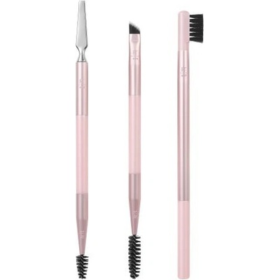 Real Techniques Brow Styling Set sada kartáček na obočí RT 607 + kartáček na obočí RT 601 + zkosený štětec RT 606 + kartáček na obočí RT 603 + špachtlička na obočí RT 605