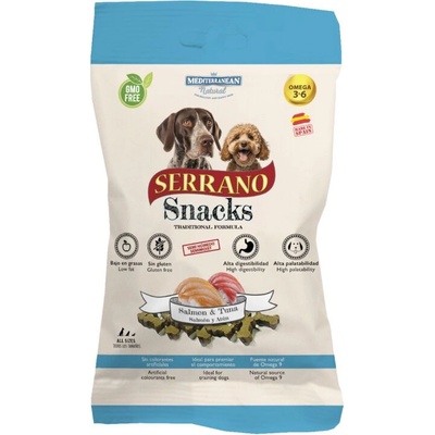 Mediterranean Natural NATURAL Serrano Snacks Salmon & Tuna 100 г
