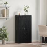 vidaXL Офис шкаф Черен дъб 60 x 32 x 115 cm Инженерна дървесина (879638)