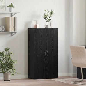 vidaXL Офис шкаф Черен дъб 60 x 32 x 115 cm Инженерна дървесина (879638)