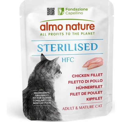 Almo Nature HFC Sterilised Kuřecí filet 24 x 50 g
