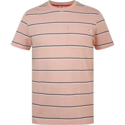 SoulCal Тениска SoulCal Men's Soul Stripe Regular Fit T-Shirt - Peach
