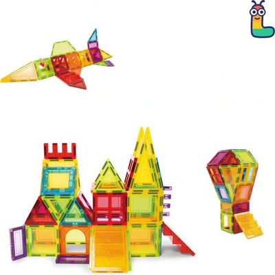 LELINO Magnetická stavebnica Play 66ks
