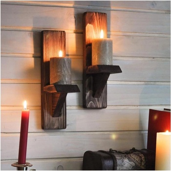 Asir SADA 2x Nástenná polica RAF smrek AS0773