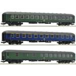 Roco Комплект от три пътнически вагона 1 - D 377 „Hispania-Express, DB (6200051)