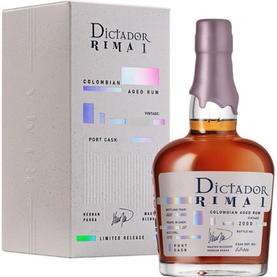 Dictador Rima Port Cask 22y 2000 43% 0,7 l (karton)