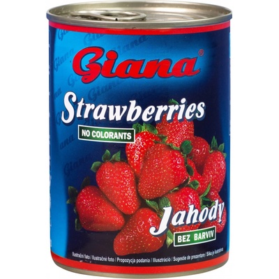 Giana Jahodový kompót v sladkom náleve 410 g