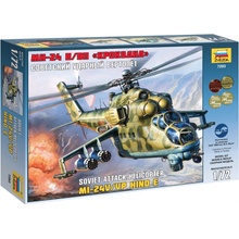 Zvezda Model Kit vrtulník 7293 MIL MI-24V/VP Hind E 32-7293 1:72