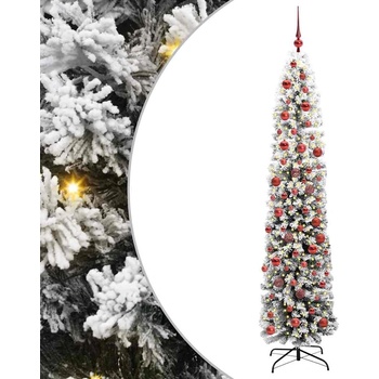 vidaXL С изкуствено коледно дърво с 300 LED светодиода Зелен 180 cm (3395018)