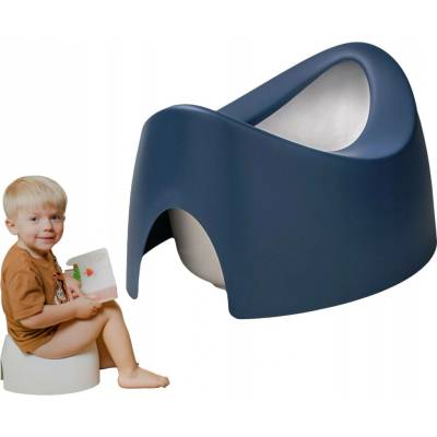 Tega Baby oboustranný nočník s výlevkou Teggi Navy/White