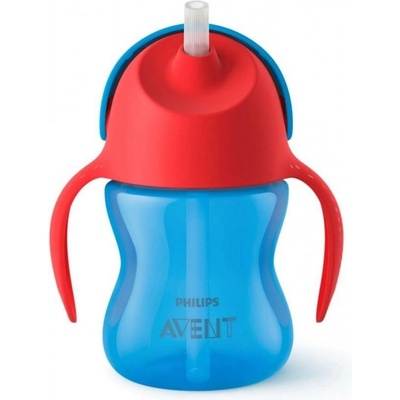 Avent hrníček s brčkem modrý 200 ml – Zboží Dáma