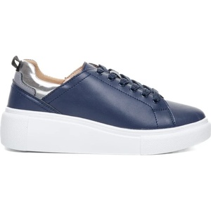  Обувки естествена кожа W186074 Navy