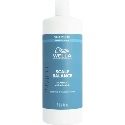 Wella Professionals Invigo Scalp Balance Sensitive Scalp Shampoo hydratační a zklidňující šampon pro citlivou pokožku hlavy 1000 ml