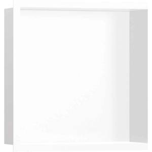 Hansgrohe XtraStoris Individual - Ниша за вграждане в стена с дизайнерска рамка, 30x30x10 см, матово бяло 56099700 (56099700)