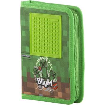 PIXIE CREW Ученически несесер Pixie Crew - Minecraft, с 1 цип (PXA-04-35)