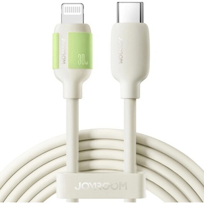 JoyroomS-A53 nabíjací a dátový USB-C na Lightning 2m béžový
