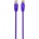 Gembird CAT5e U-UTP Patch Cable 0, 5m Purple PP12-0.5M/V (PP12-0.5M/V)