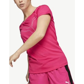 PUMA Favourite Jersey Cat Training Tee Pink