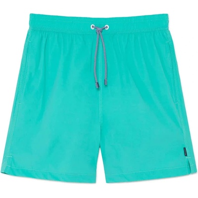 Hackett Бански гащета Hackett Packable Stretch Stripe swimming shorts - Green (Spearmint)