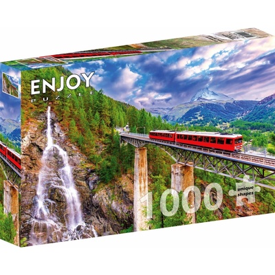 ENJOY Ozubnicová dráha Gornergrat, Švajčiarsko 1000 dielov