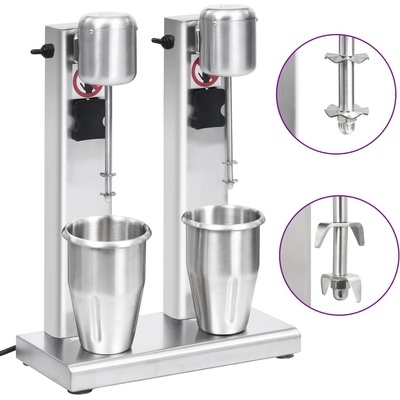 vidaXL Mixér na milkshake 1 l