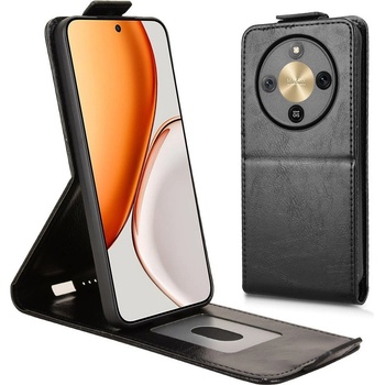 Huawei Калъф Портфейл за Honor Magic8 Lite - Вертикален Флип, Кожен PU, с Джоб за Карти и Стенд, Магнитно Затваряне, Вкл. Протектор, 4 Цвята,