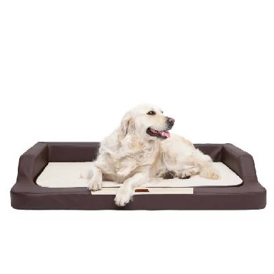 HobbyDog Pelíšek pro psa Medico Lux - hnědý VELIKOST: Pro velkého psa (vel. XXL) - 120 x 80 cm