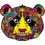 HARAHU Дървено пъзел - Panda Bear / L KP21977