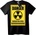 NOONEBRAND Тениска Опасна радиационна зона - 5XL, Black