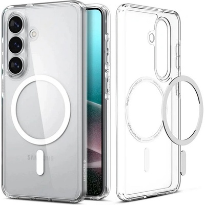 Spigen Samsung S26 SPIGEN ULTRA HYBRID MAG пластмасов протектор за телефон, устойчив на удари, MagSafe, БЯЛ ACS10734 (ACS10734)
