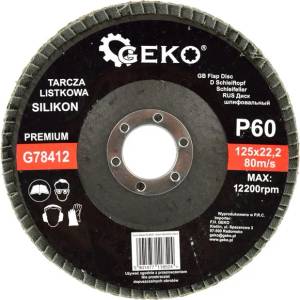 GEKO Шлайфащ ламелен диск Pro SILIKON 125 мм P60 01943 (G78412)