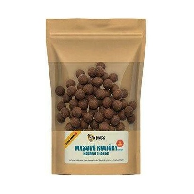 DINGO mäsové guľôčky kačica a losos 16mm/ 150 g