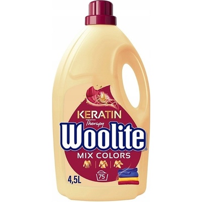 Woolite Keratin Therapy Mix Colors prací gél 75 PD 4,5 l