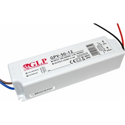 GLP GPV zdroj plastový CV IP67 různé typy 12V/24V - 12V, 48W