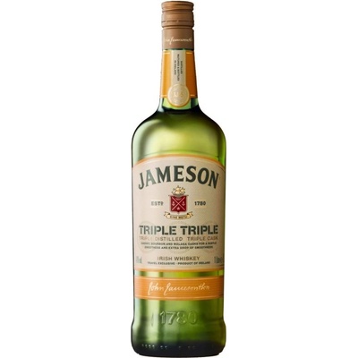 Jameson Triple Triple 40% 1 l (holá láhev)