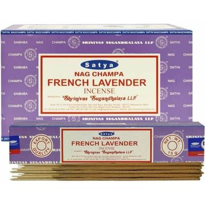 Shrinivas Satya Indické vonné tyčinky French Lavender 15 g