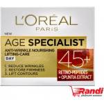  Крем за лице L`Oreal Age Specialist 45+дневен 50мл