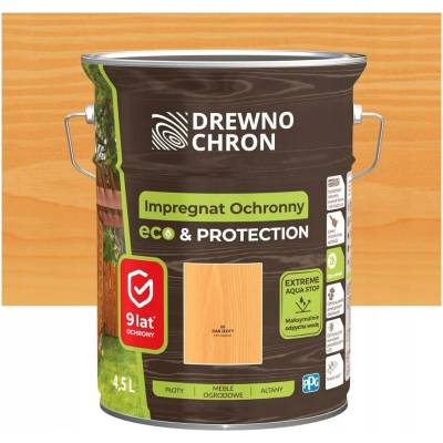 Drewnochron Ochranná impregnace Eco&Protection Zlatý dub 4,5L