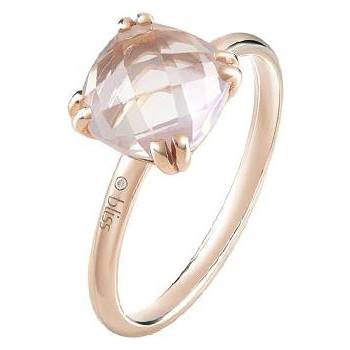 Bliss Златен дамски пръстен с кварц и диаманти Bliss 20092985 (20092985)