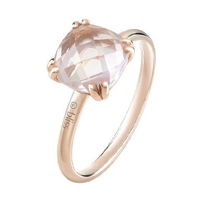 Bliss Златен дамски пръстен с кварц и диаманти Bliss 20092985 (20092985)