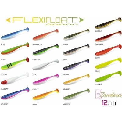 Delphin Umělá nástraha Zandera FlexiFloat UVs 12cm 6x 5ks - MIX