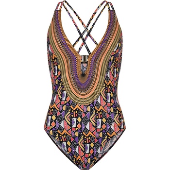 Zoggs Culture Jam Crossback Womens - Multi