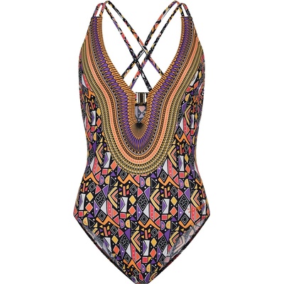 Zoggs Culture Jam Crossback Womens - Multi