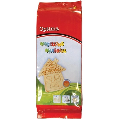 Optima Пластилин optima моделиращ пластилин кафяв 1 кг 100093 (100093)