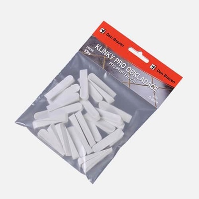 Den Braven Klinky pre obkladačov 0 - 8 mm 30 ks